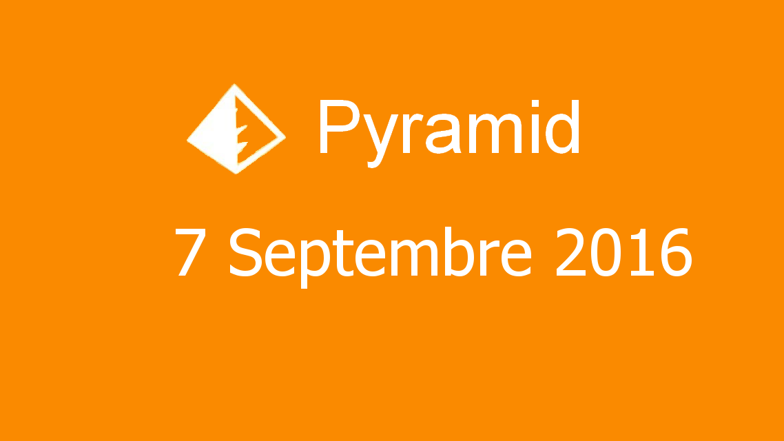Microsoft solitaire collection - Pyramid - 07 Septembre 2016