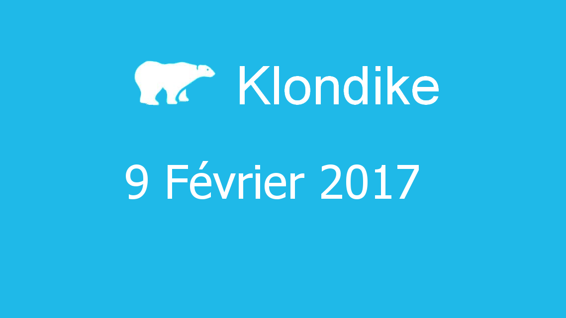 Microsoft solitaire collection - klondike - 09 Février 2017