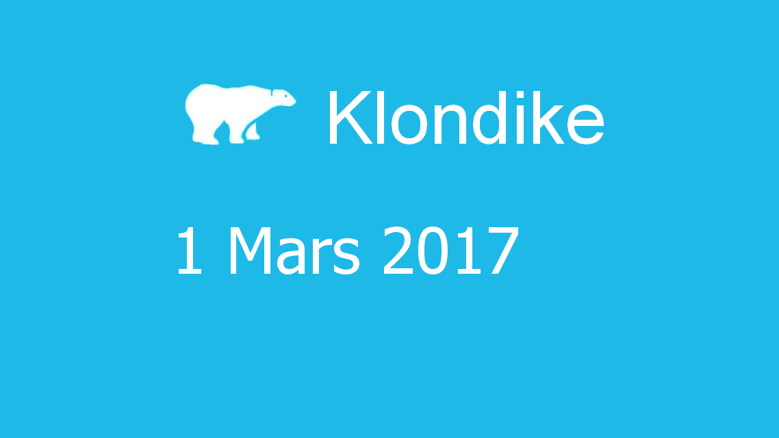 Microsoft solitaire collection - klondike - 01 Mars 2017