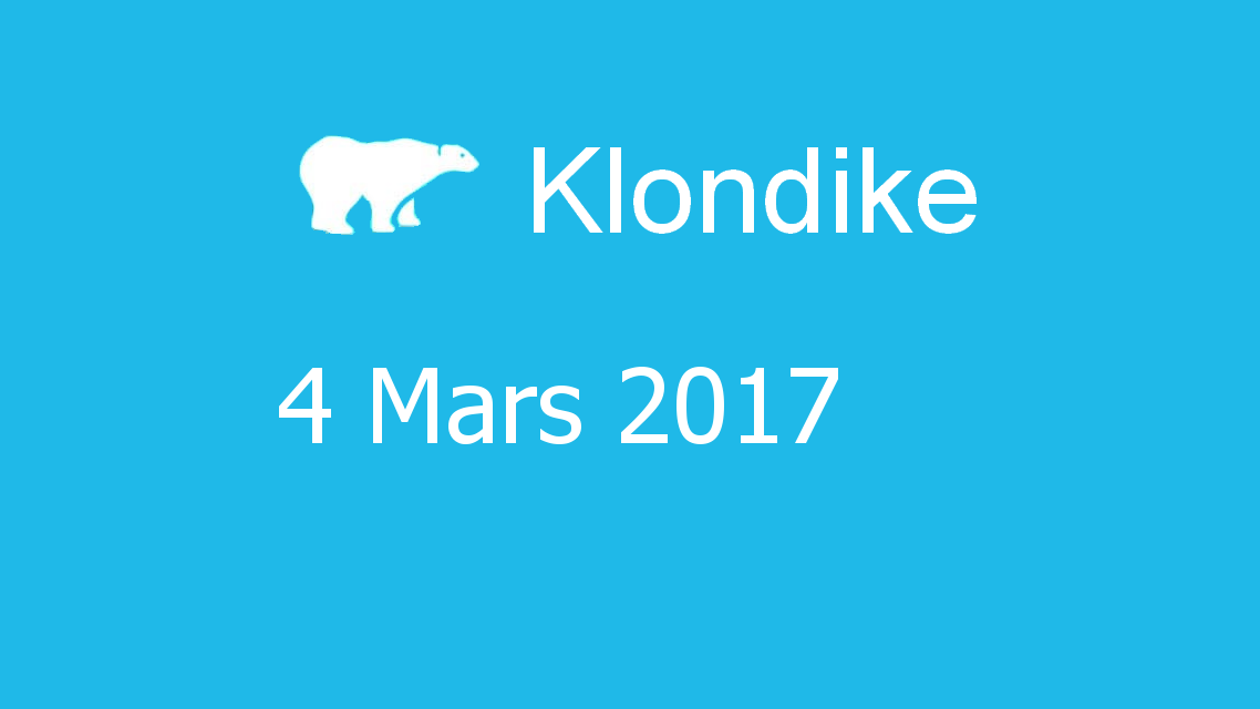 Microsoft solitaire collection - klondike - 04 Mars 2017