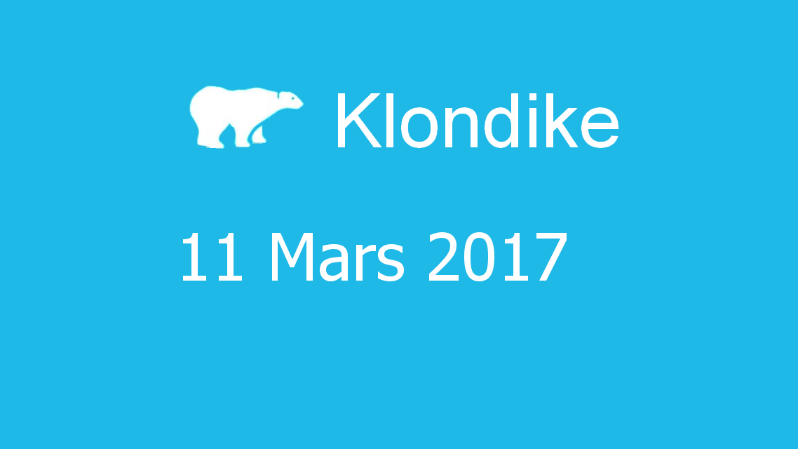Microsoft solitaire collection - klondike - 11 Mars 2017