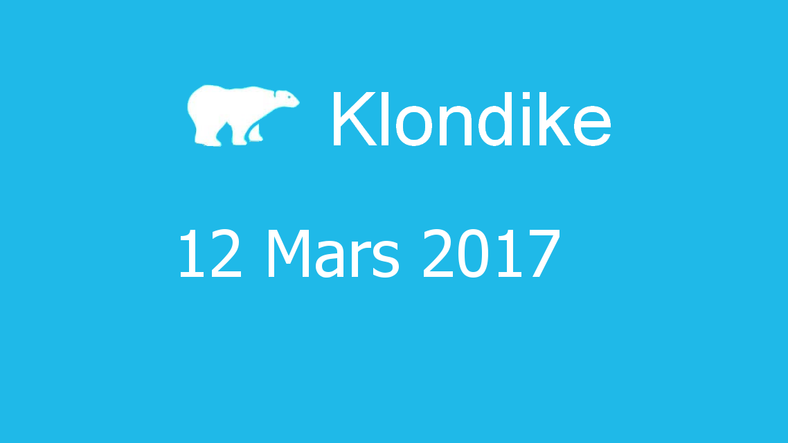 Microsoft solitaire collection - klondike - 12 Mars 2017