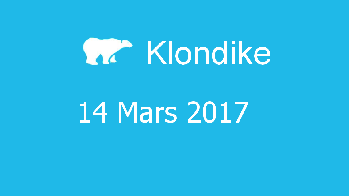 Microsoft solitaire collection - klondike - 14 Mars 2017