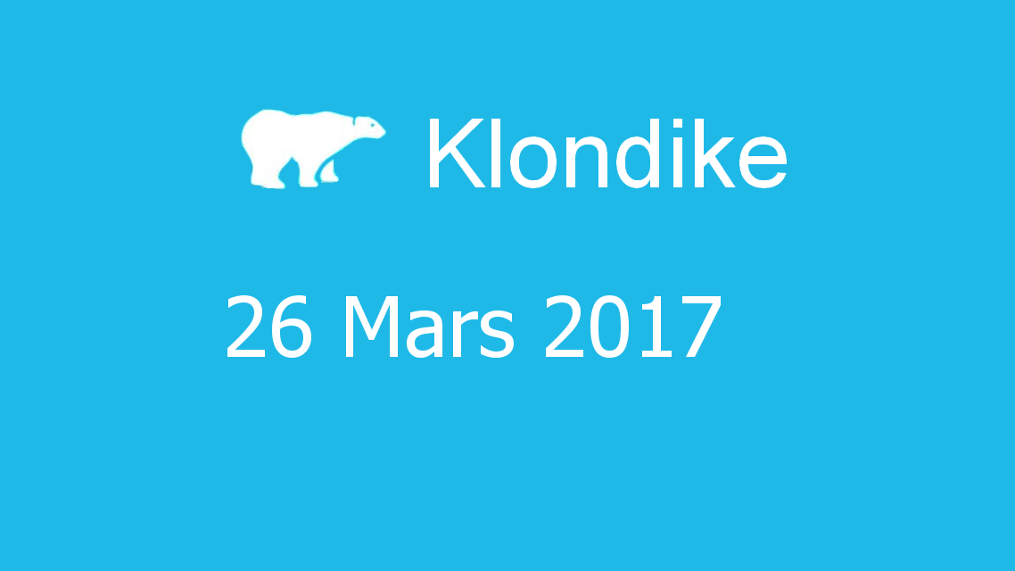 Microsoft solitaire collection - klondike - 26 Mars 2017
