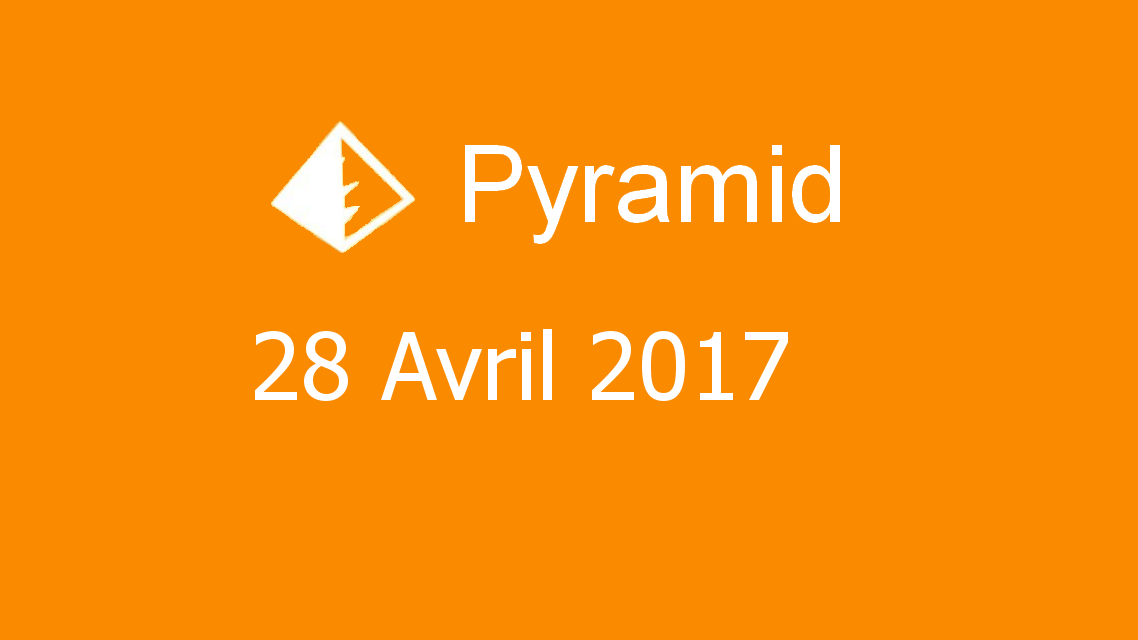 Microsoft solitaire collection - Pyramid - 28 Avril 2017
