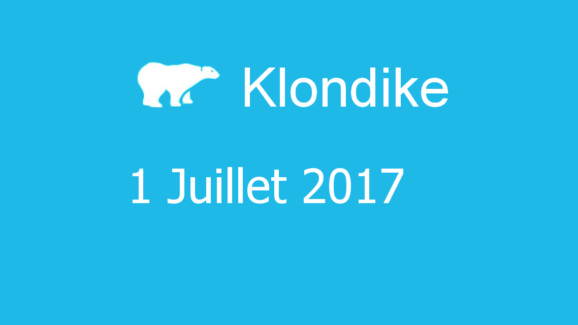 Microsoft solitaire collection - klondike - 01 Juillet 2017