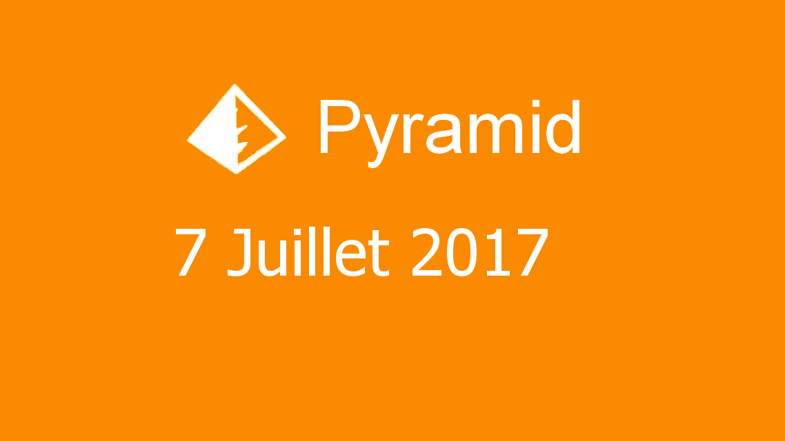 Microsoft solitaire collection - Pyramid - 07 Juillet 2017