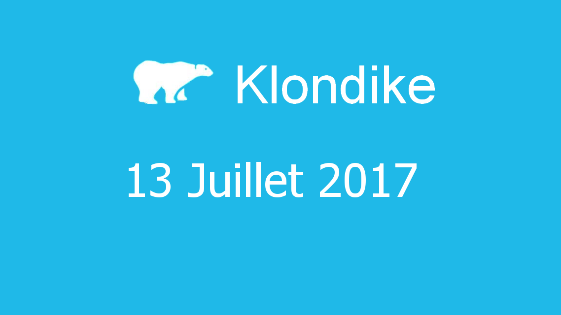 Microsoft solitaire collection - klondike - 13 Juillet 2017