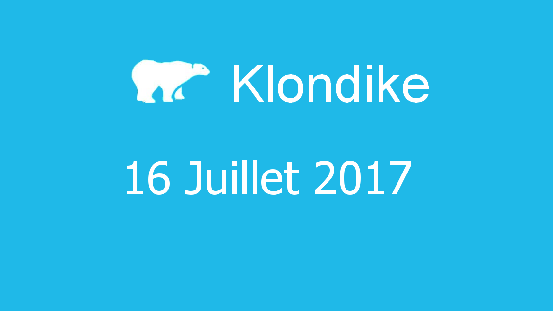 Microsoft solitaire collection - klondike - 16 Juillet 2017