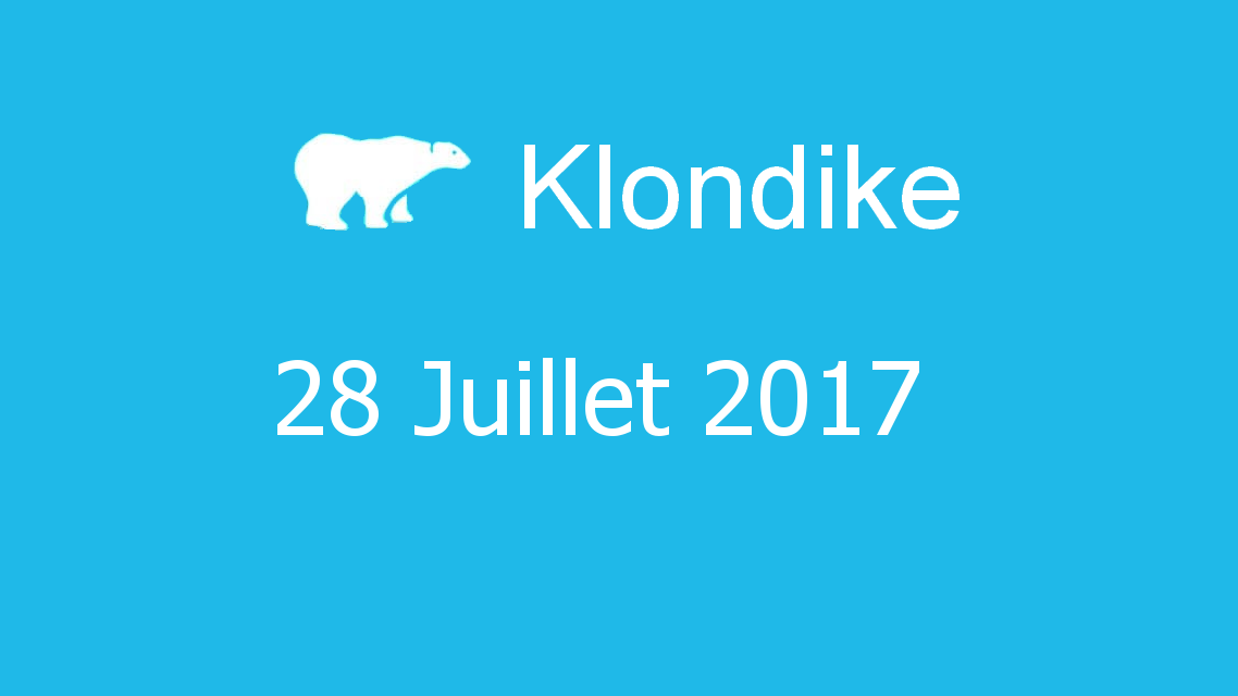 Microsoft solitaire collection - klondike - 28 Juillet 2017