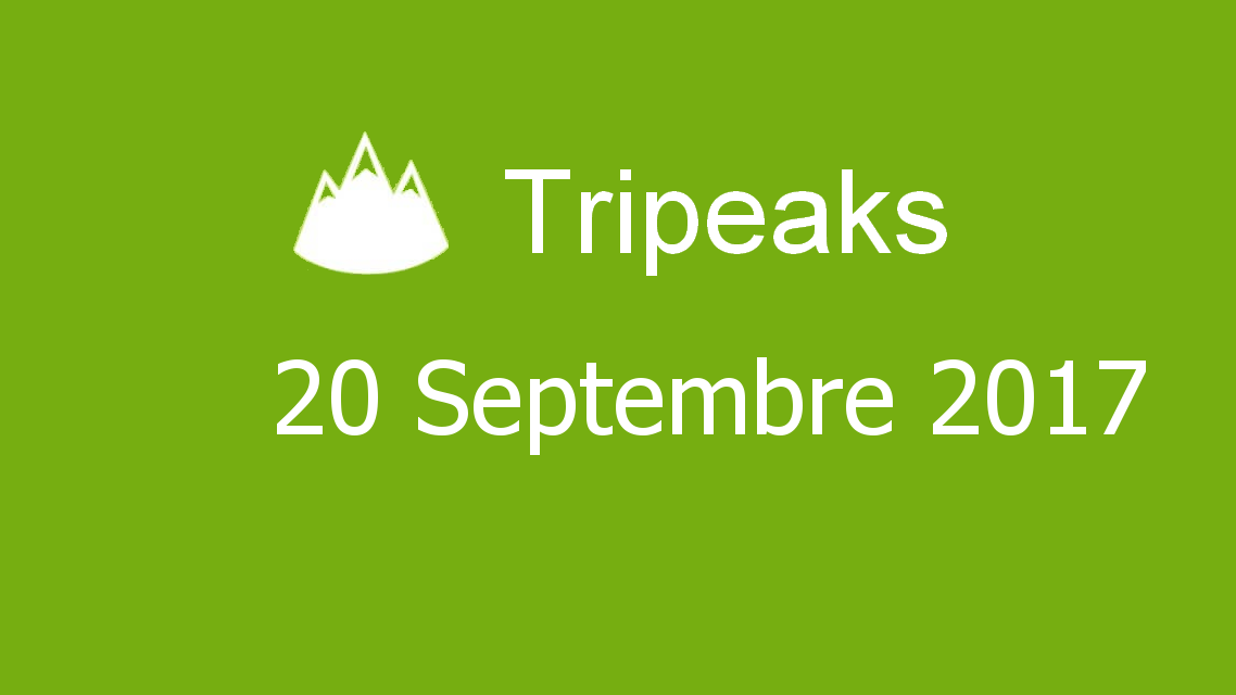 Microsoft solitaire collection - Tripeaks - 20 Septembre 2017