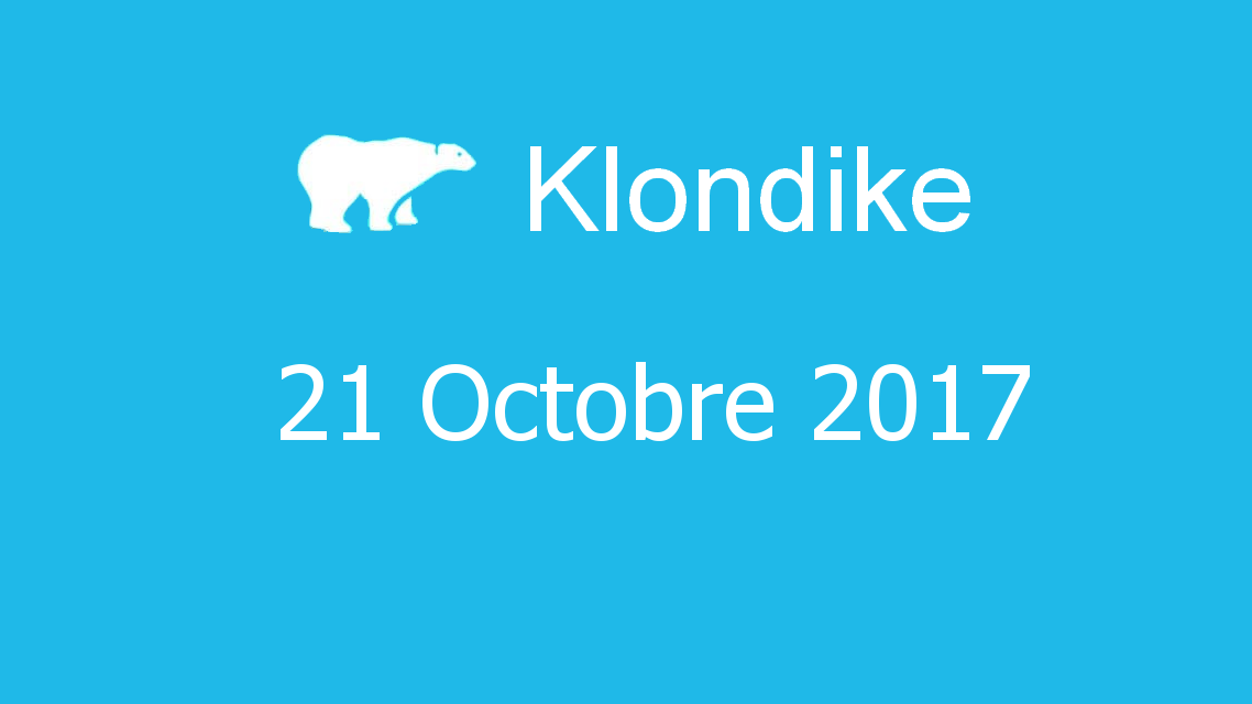Microsoft solitaire collection - klondike - 21 Octobre 2017