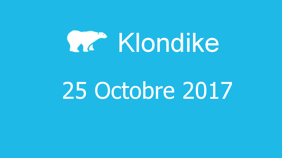 Microsoft solitaire collection - klondike - 25 Octobre 2017
