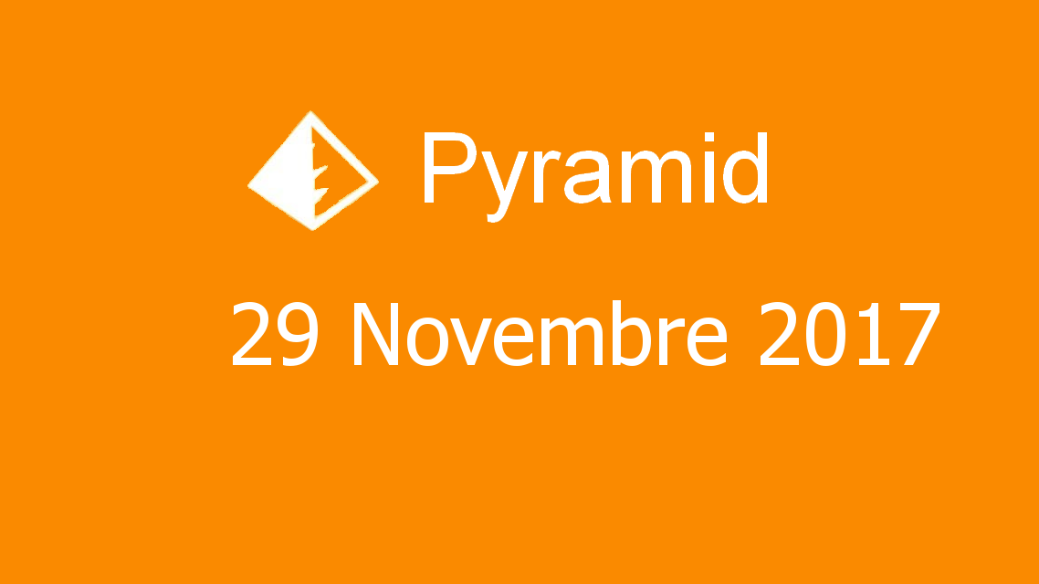 Microsoft solitaire collection - Pyramid - 29 Novembre 2017
