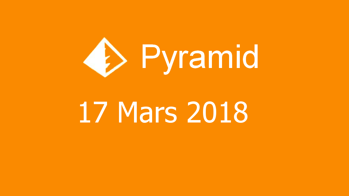 Microsoft solitaire collection - Pyramid - 17 Mars 2018