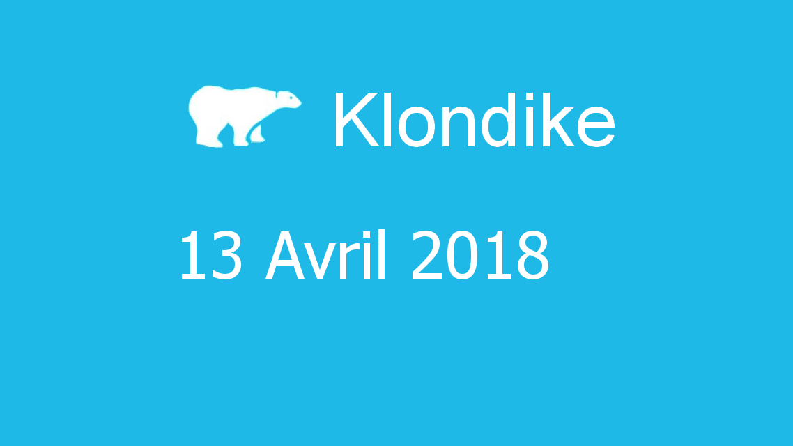 Microsoft solitaire collection - klondike - 13 Avril 2018