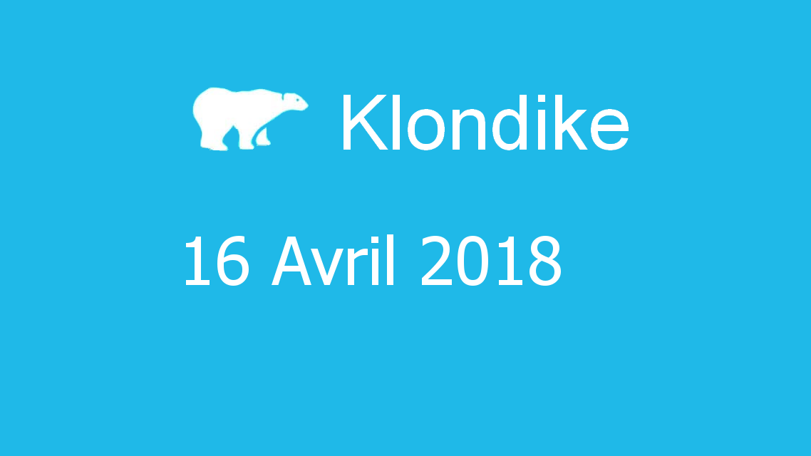 Microsoft solitaire collection - klondike - 16 Avril 2018