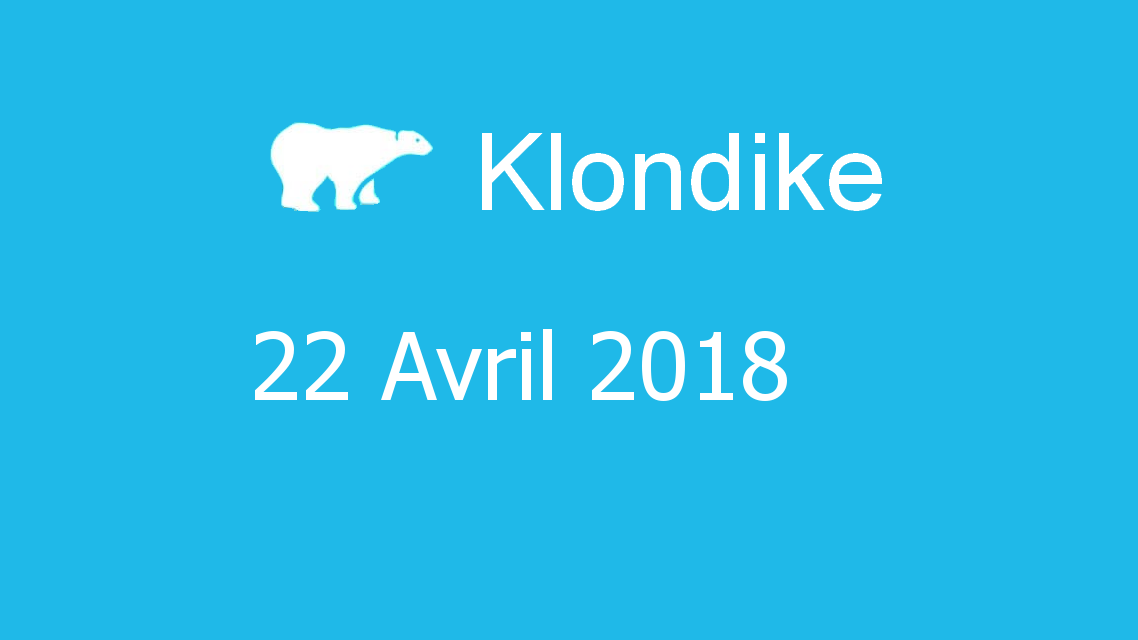 Microsoft solitaire collection - klondike - 22 Avril 2018