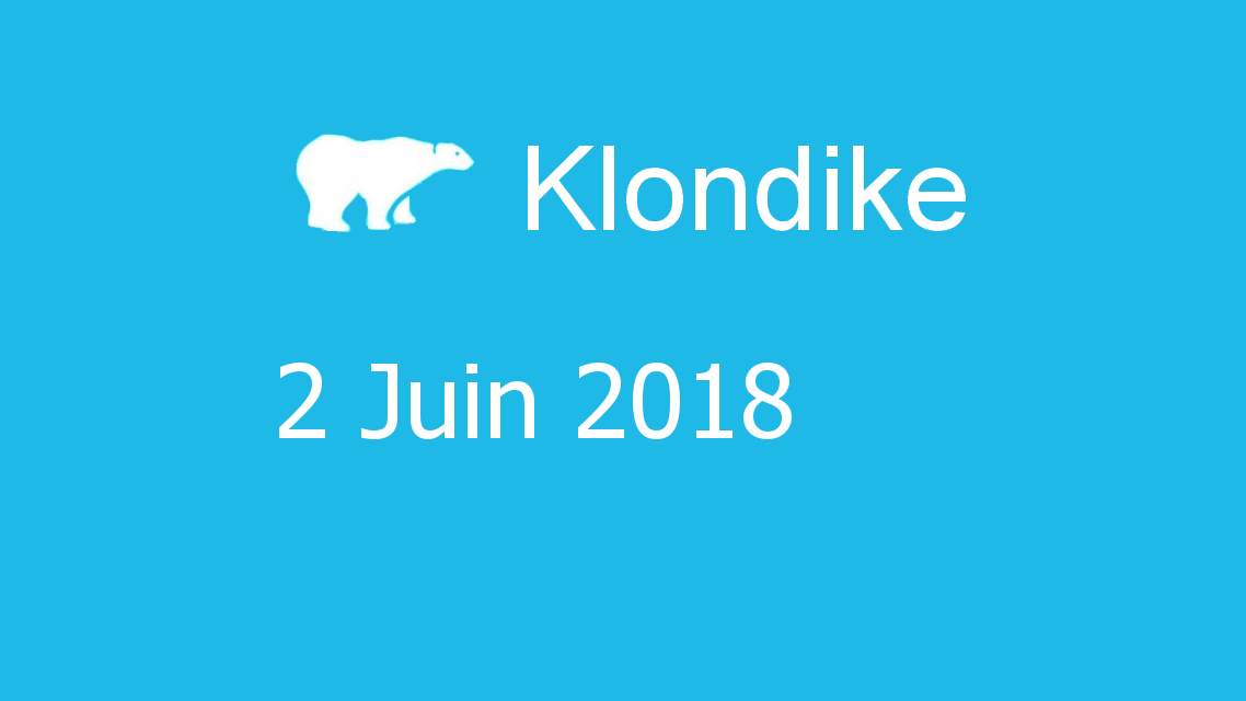 Microsoft solitaire collection - klondike - 02 Juin 2018