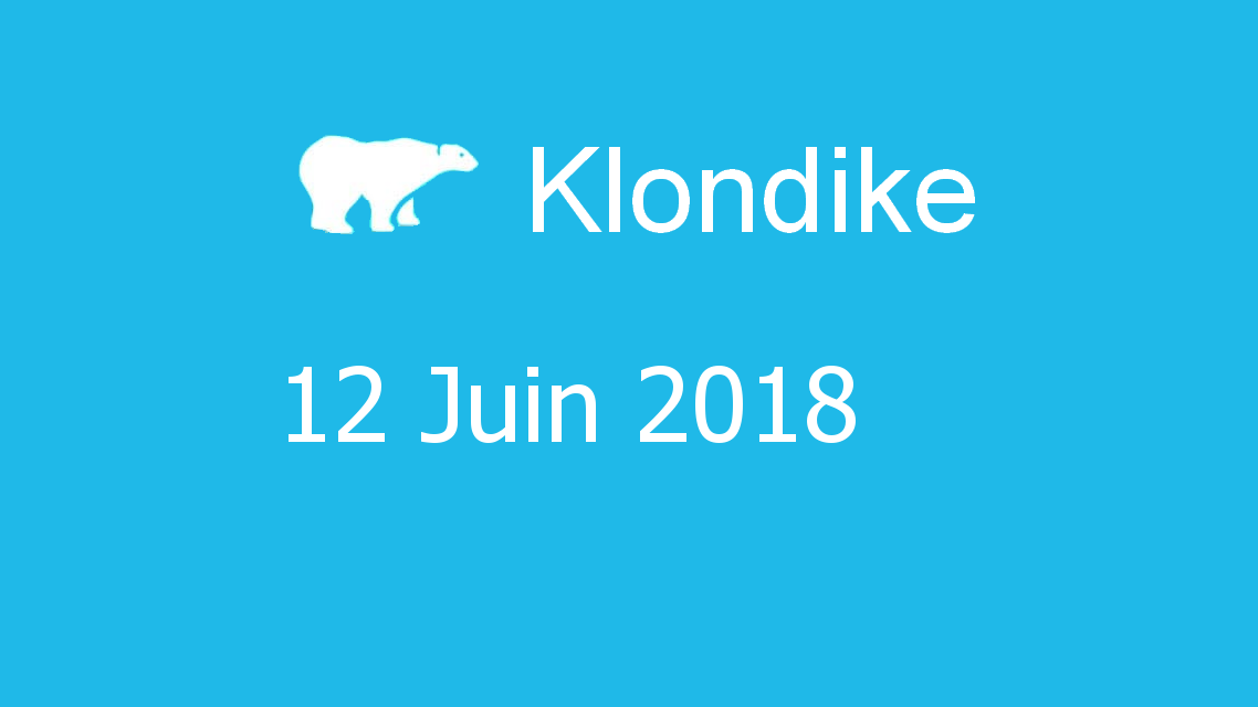 Microsoft solitaire collection - klondike - 12 Juin 2018