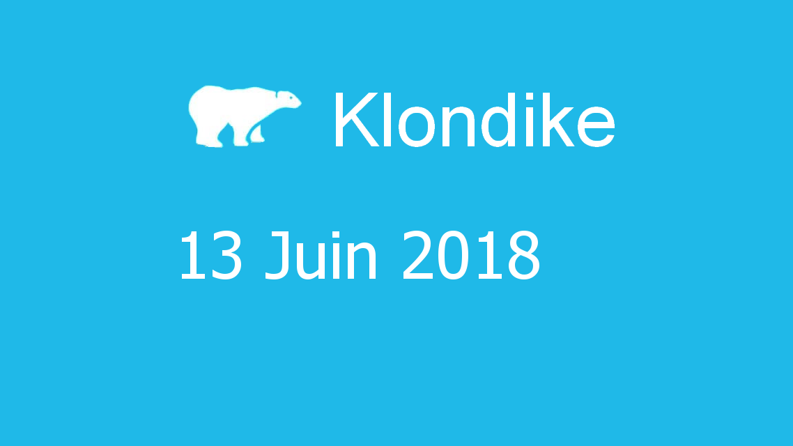 Microsoft solitaire collection - klondike - 13 Juin 2018