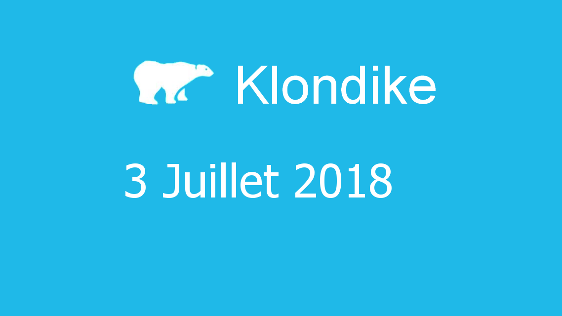 Microsoft solitaire collection - klondike - 03 Juillet 2018