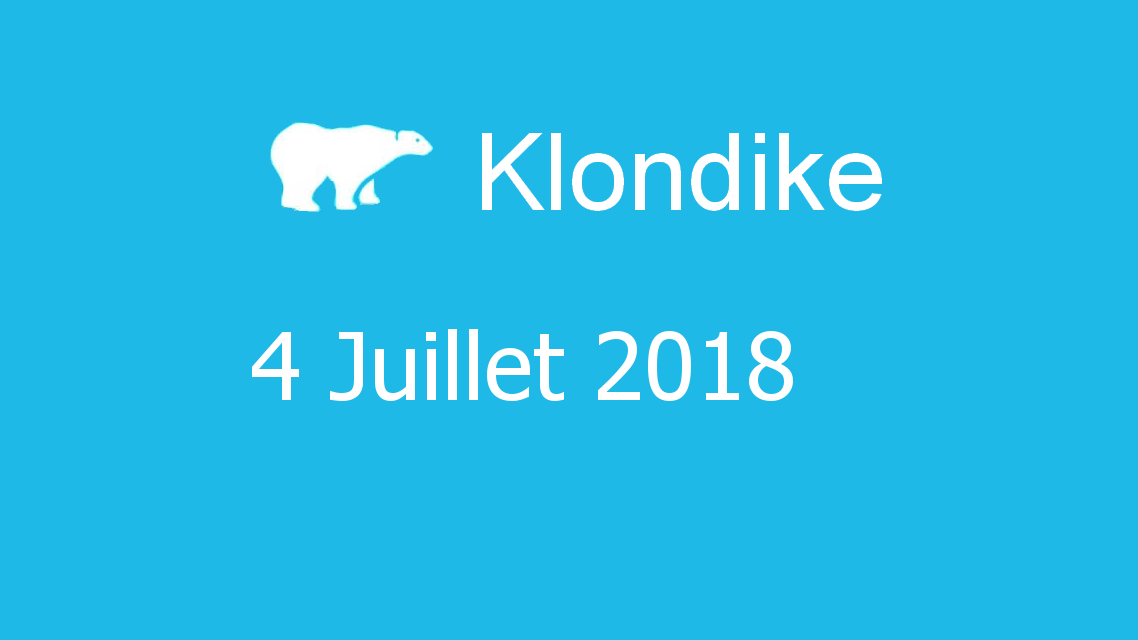 Microsoft solitaire collection - klondike - 04 Juillet 2018