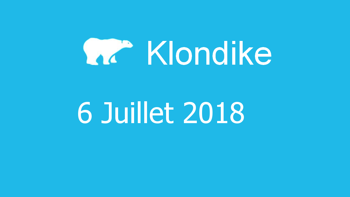 Microsoft solitaire collection - klondike - 06 Juillet 2018