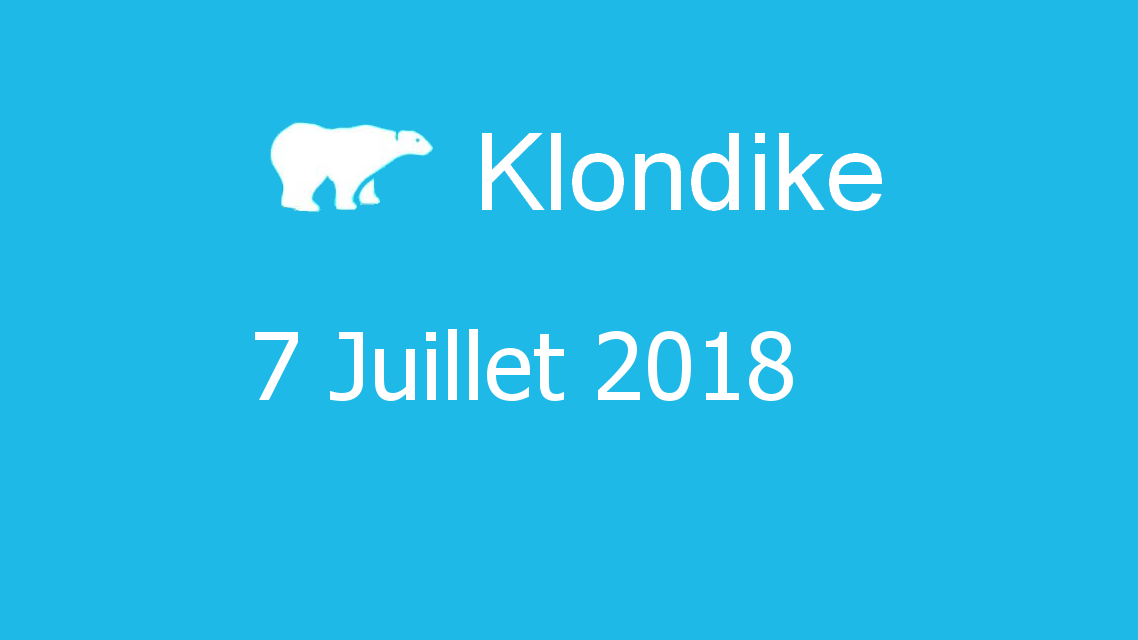Microsoft solitaire collection - klondike - 07 Juillet 2018