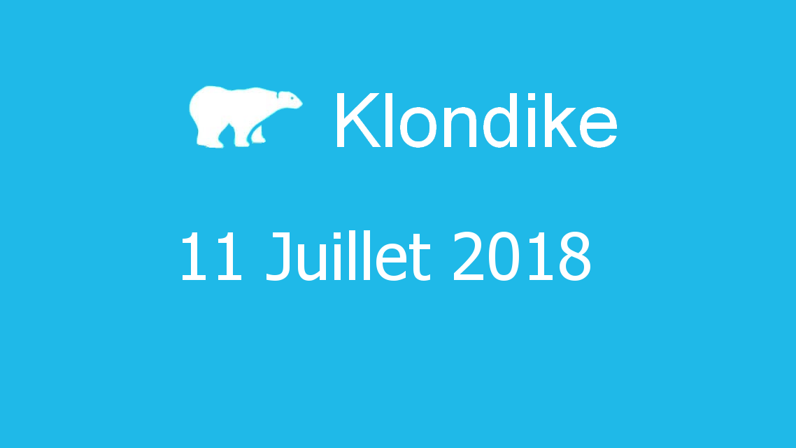 Microsoft solitaire collection - klondike - 11 Juillet 2018
