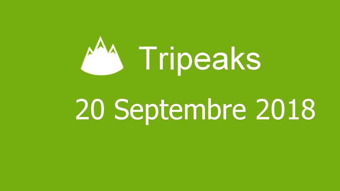 Microsoft solitaire collection - Tripeaks - 20 Septembre 2018