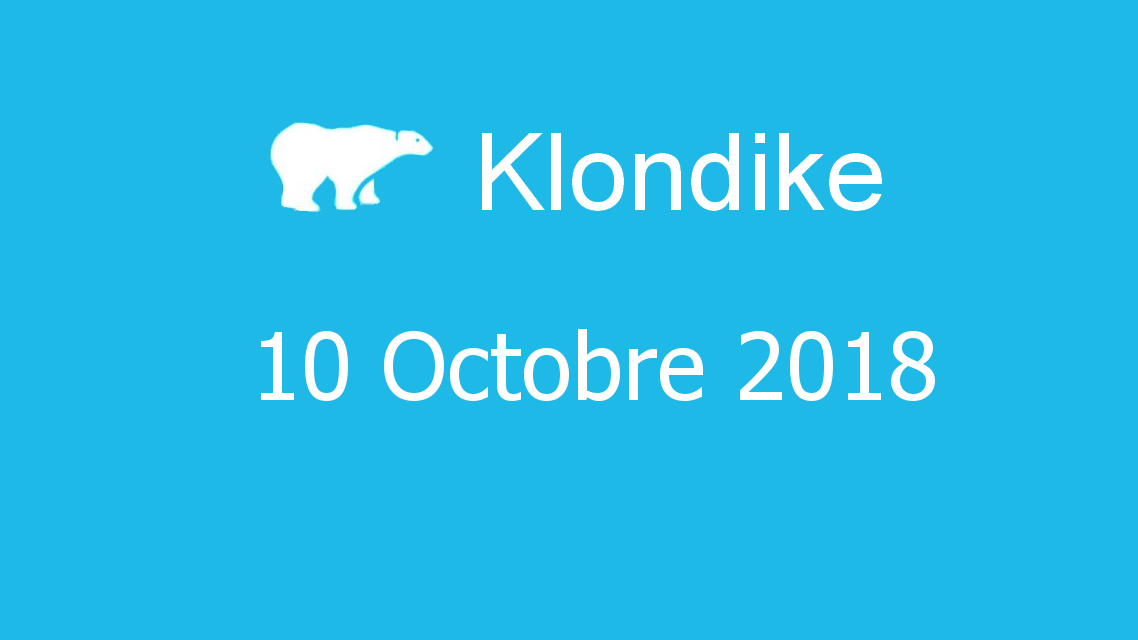 Microsoft solitaire collection - klondike - 10 Octobre 2018