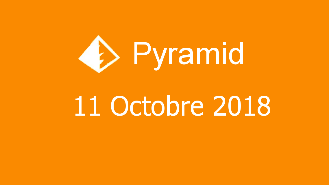 Microsoft solitaire collection - Pyramid - 11 Octobre 2018