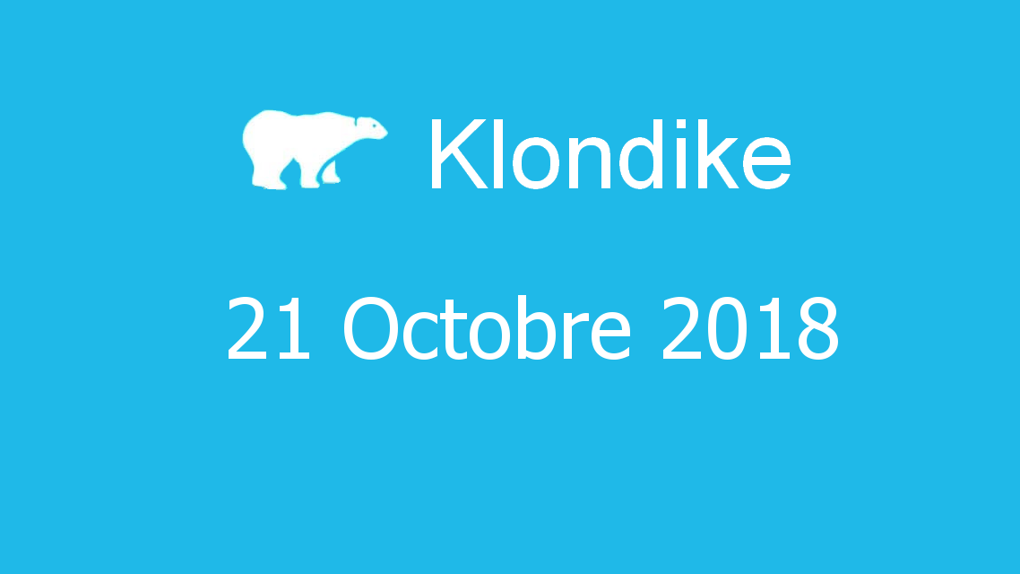 Microsoft solitaire collection - klondike - 21 Octobre 2018