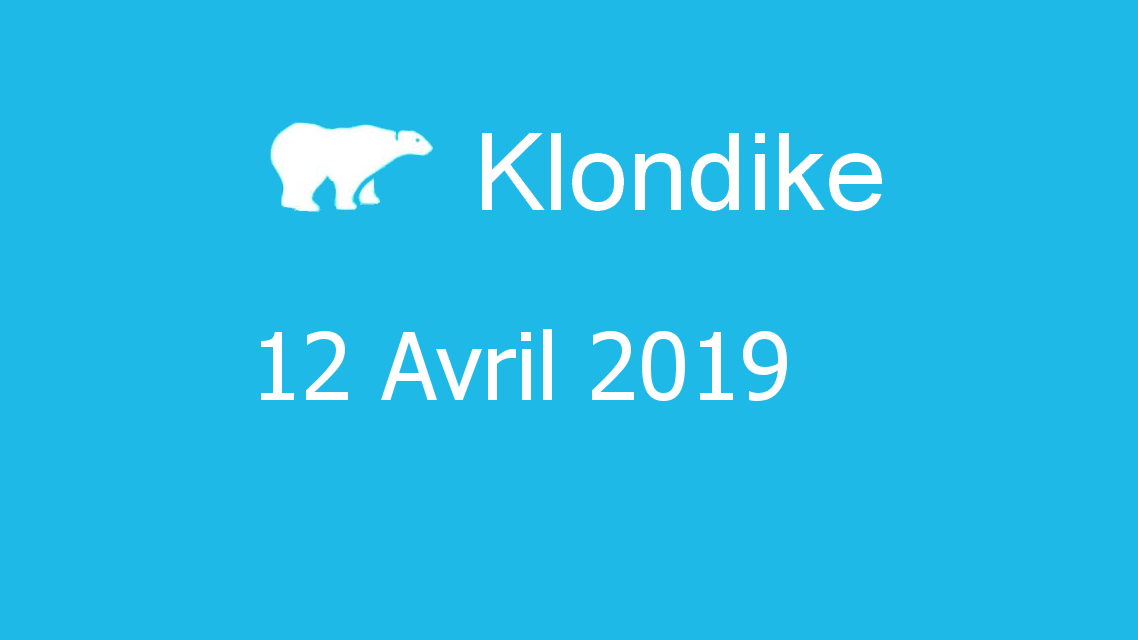 Microsoft solitaire collection - klondike - 12 Avril 2019