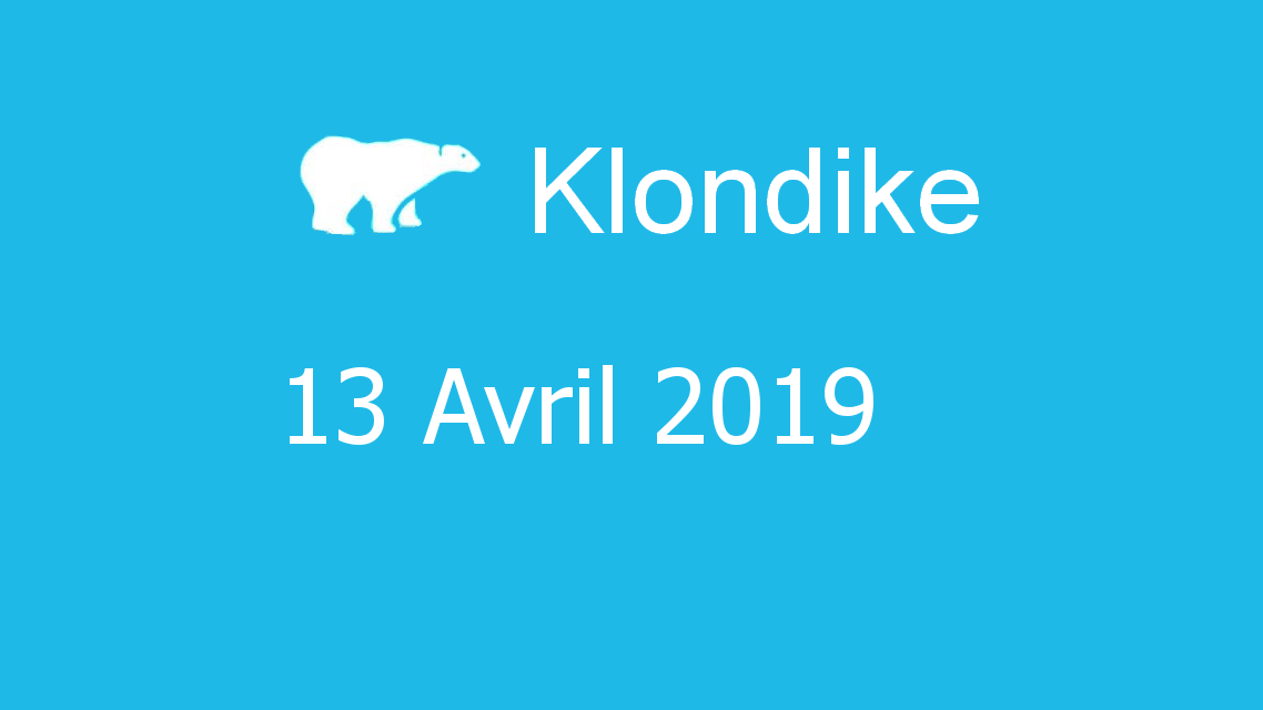 Microsoft solitaire collection - klondike - 13 Avril 2019