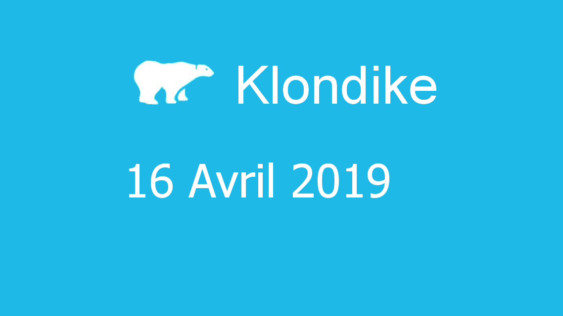 Microsoft solitaire collection - klondike - 16 Avril 2019