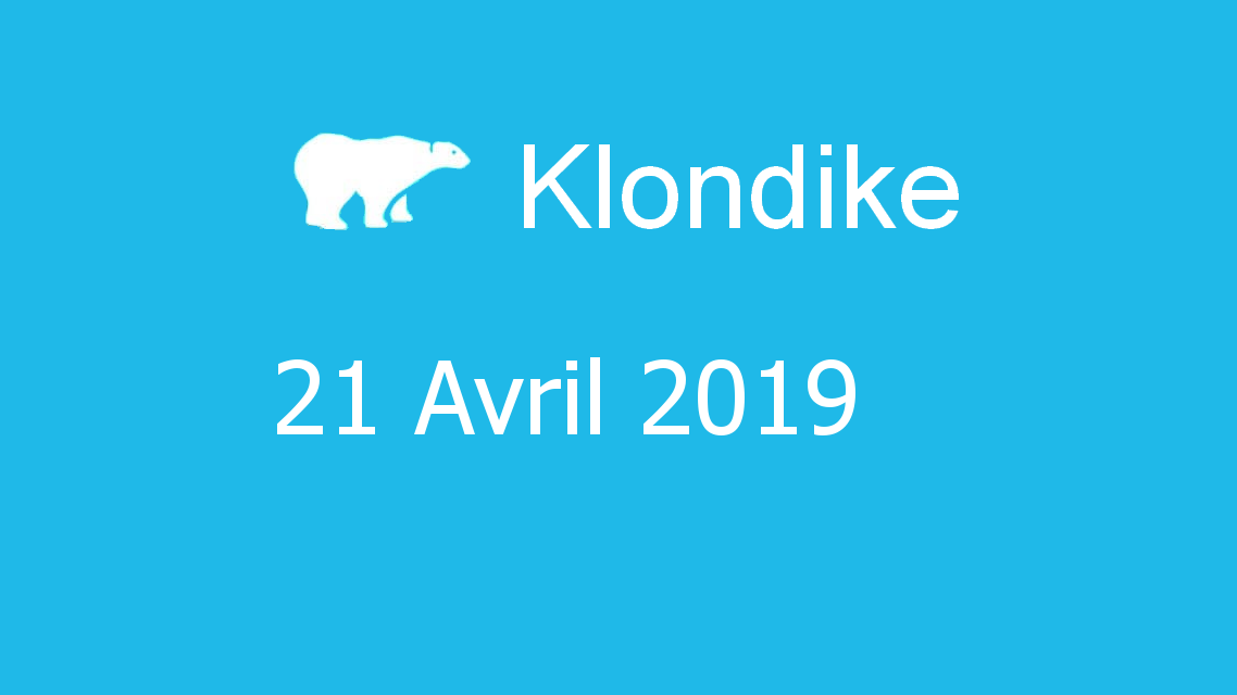 Microsoft solitaire collection - klondike - 21 Avril 2019