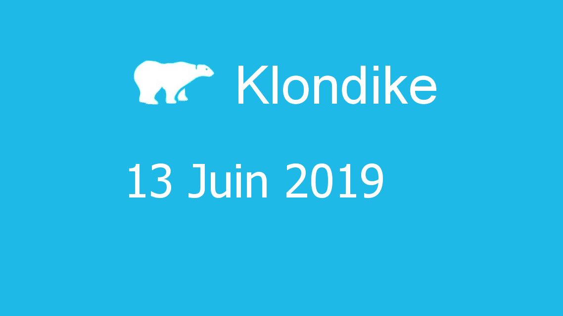 Microsoft solitaire collection - klondike - 13 Juin 2019