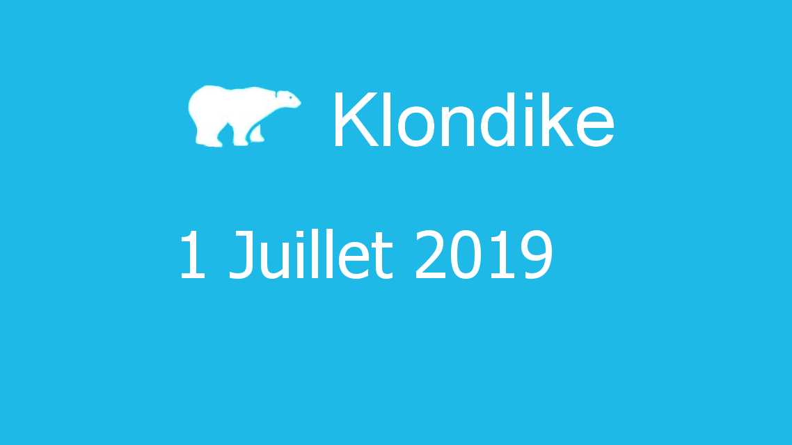 Microsoft solitaire collection - klondike - 01 Juillet 2019