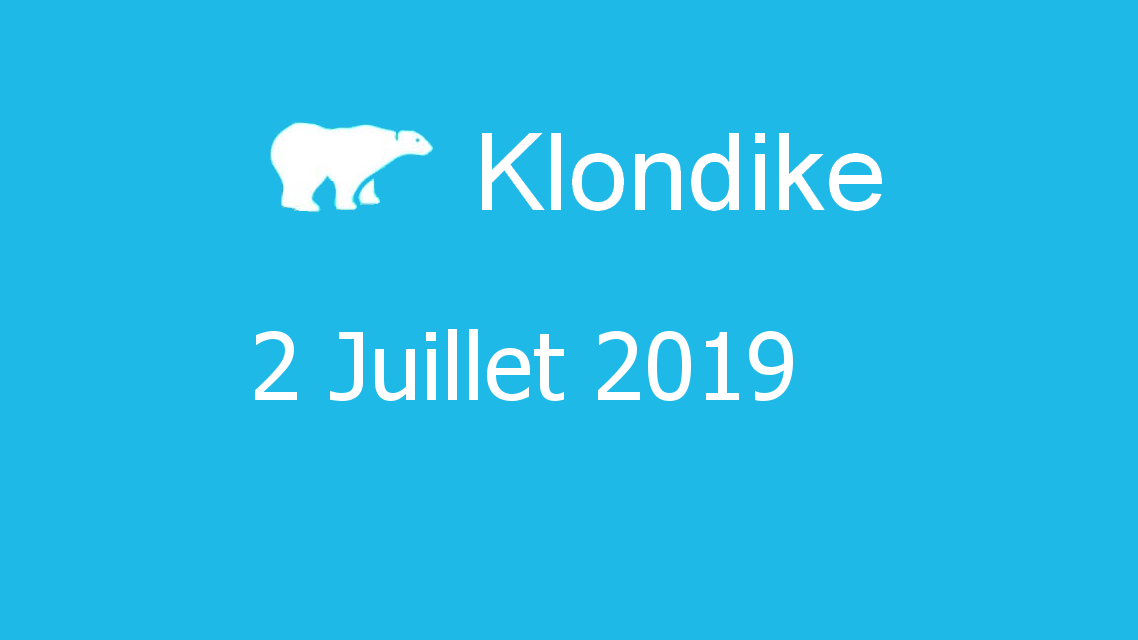 Microsoft solitaire collection - klondike - 02 Juillet 2019