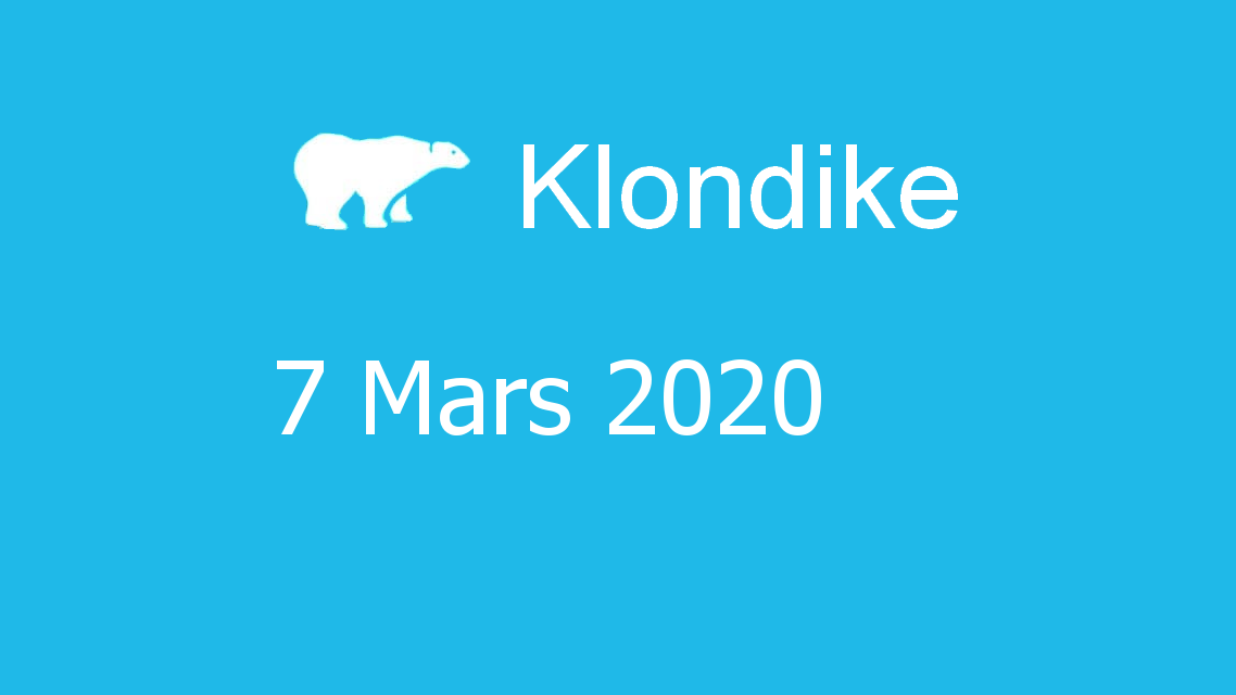 Microsoft solitaire collection - klondike - 07 Mars 2020