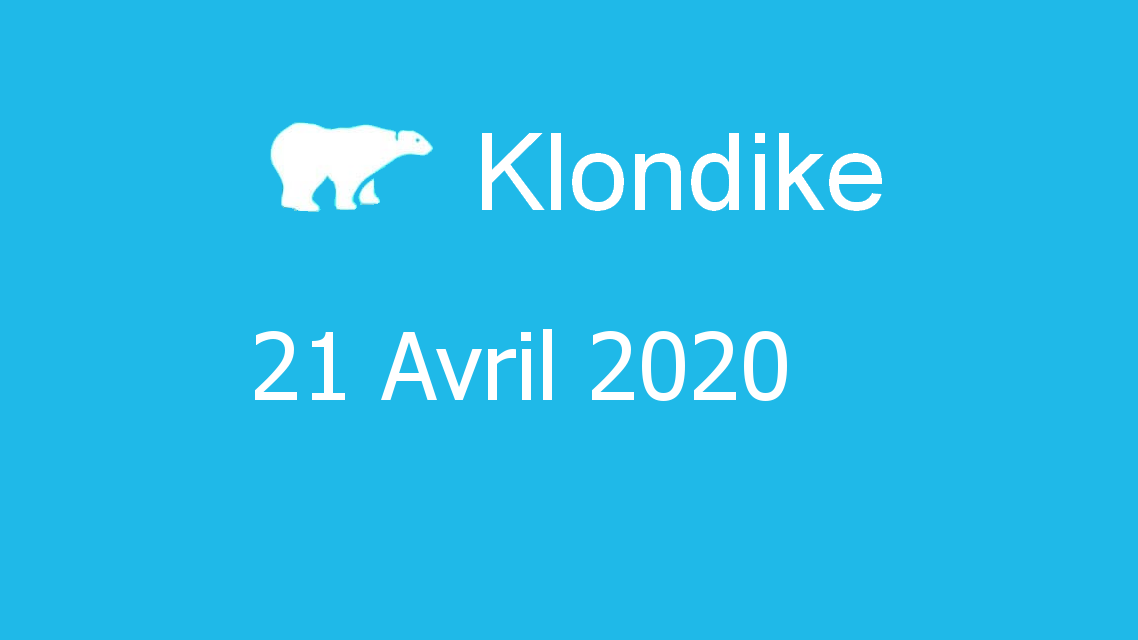 Microsoft solitaire collection - klondike - 21 Avril 2020