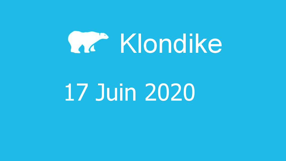 Microsoft solitaire collection - klondike - 17 Juin 2020