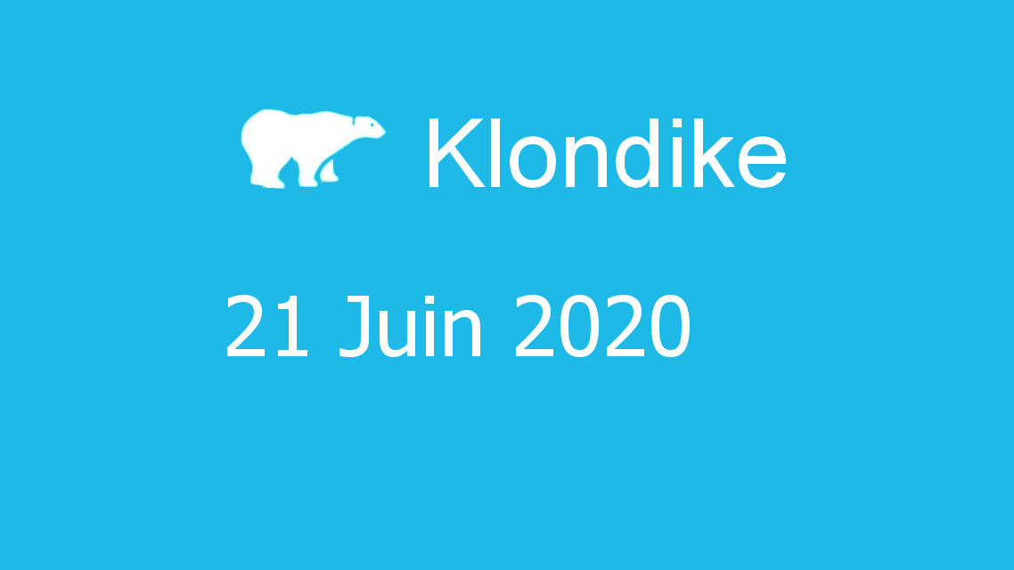 Microsoft solitaire collection - klondike - 21 Juin 2020