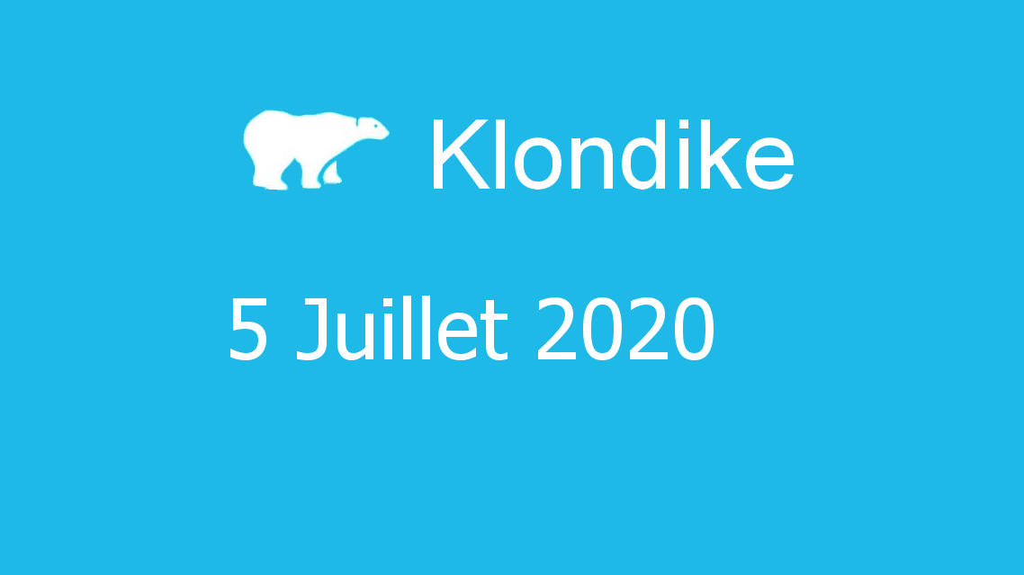 Microsoft solitaire collection - klondike - 05 Juillet 2020