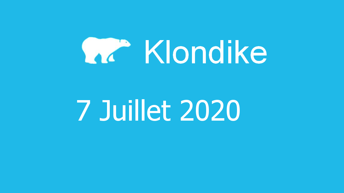 Microsoft solitaire collection - klondike - 07 Juillet 2020
