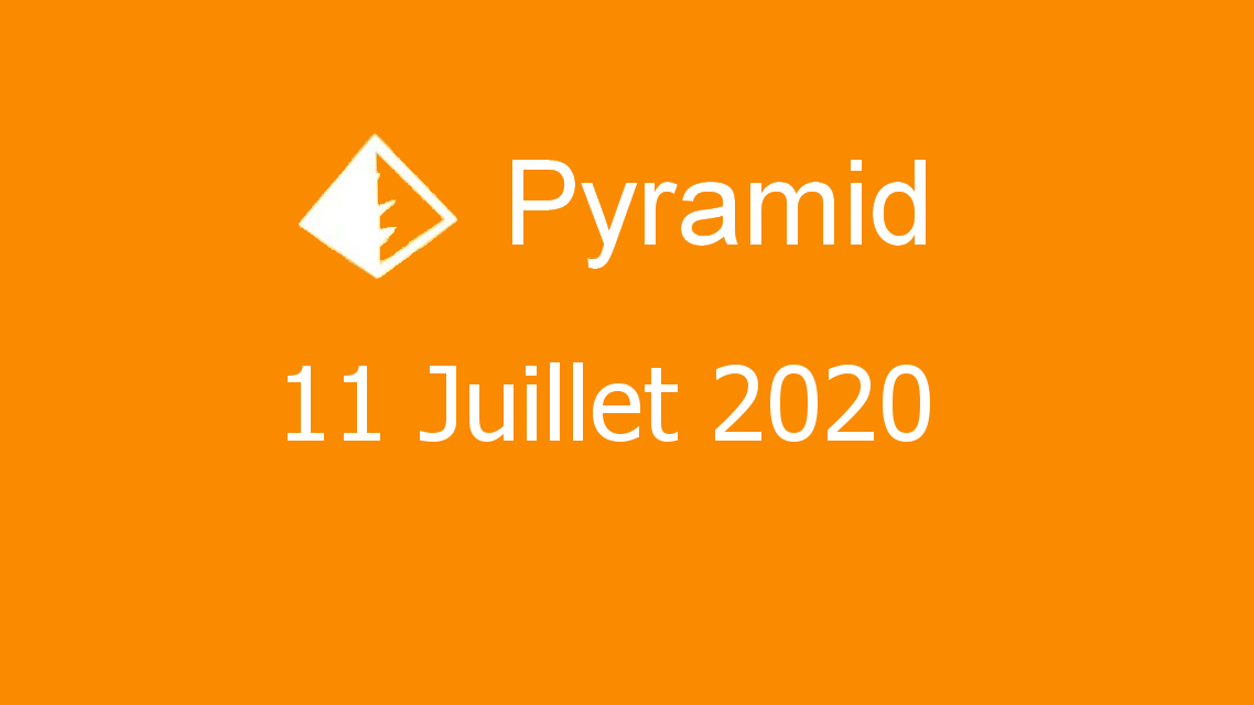 Microsoft solitaire collection - Pyramid - 11 Juillet 2020
