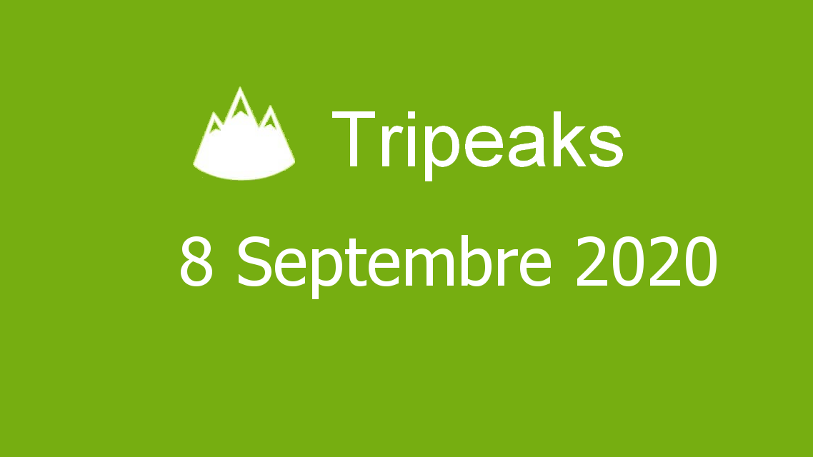 Microsoft solitaire collection - Tripeaks - 08 Septembre 2020
