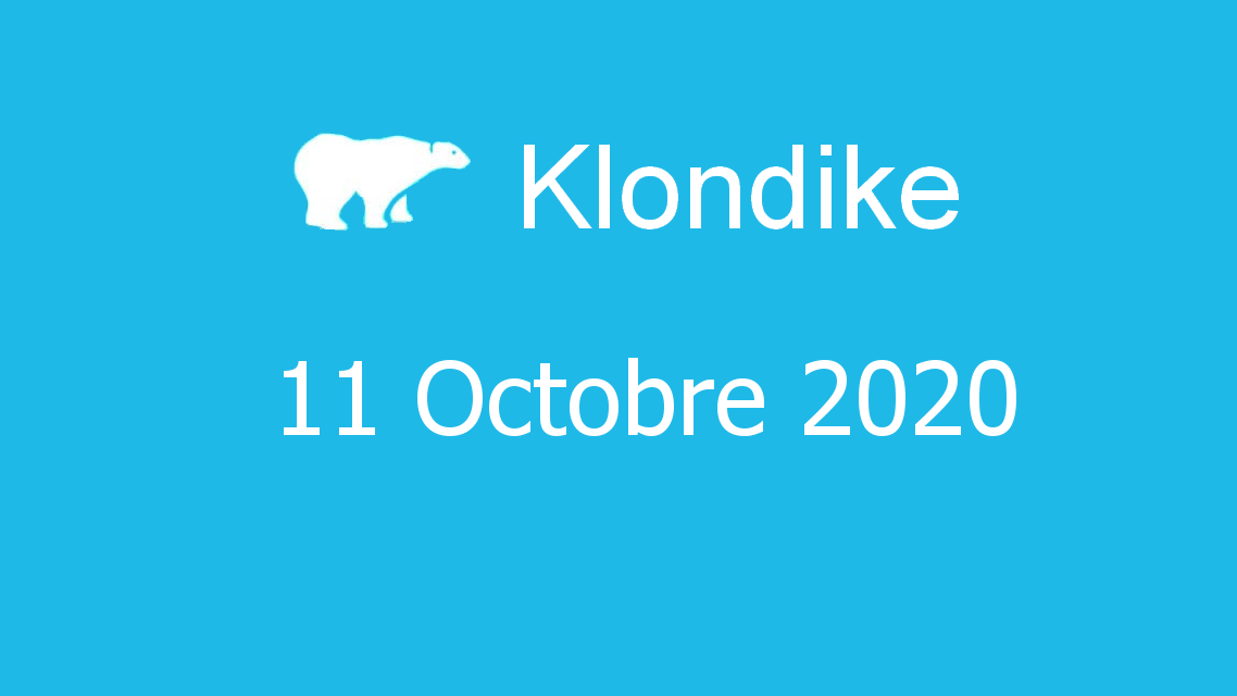 Microsoft solitaire collection - klondike - 11 Octobre 2020